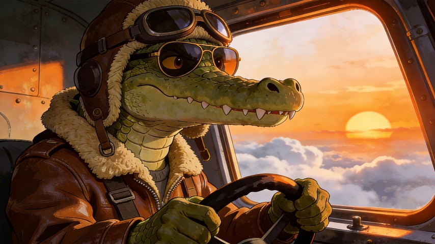 Pilot Crocodile