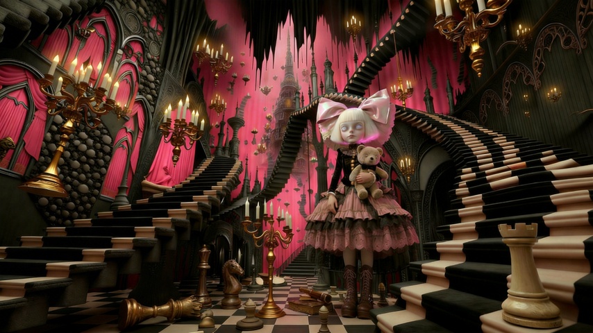 Alice in the Pink Abyss